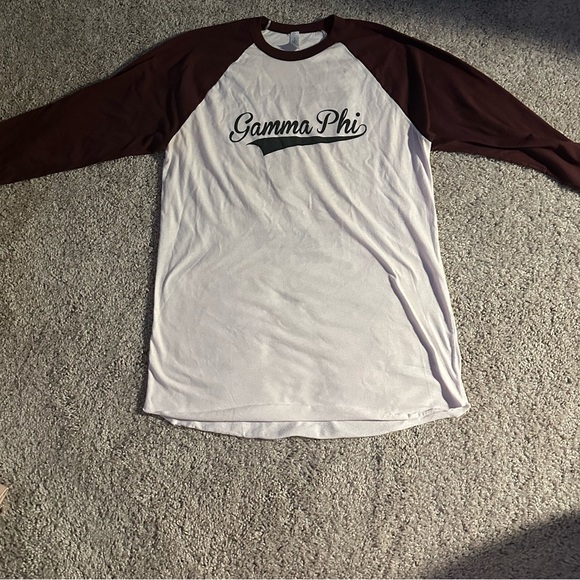 Gamma Phi Beta Baseball Tee - Picture 1 of 2